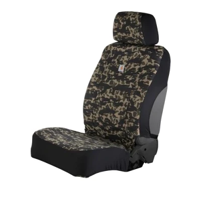 Afbeelding van Carhartt Universele nylon eend canvas gemonteerde emmer stoelhoezen, duurzame stoelbescherming met regenbescherming, blinde camouflage