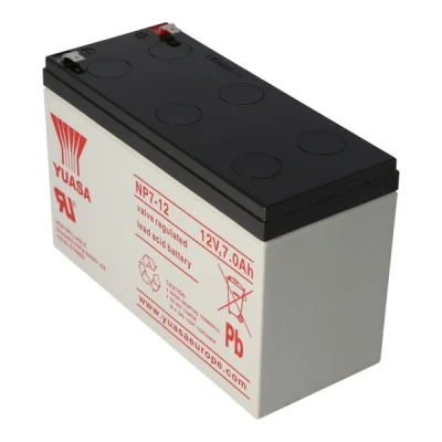 Afbeelding van YUASA NP7 12 batterij NPW36 kabel PB volt 7000 mAh met 4,8 mm contacten