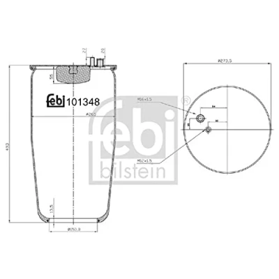 Afbeelding van Febi Bilstein Veerbalg 101348