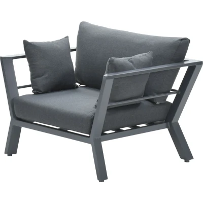 Afbeelding van Sasha lounge fauteuil carbon black/reflex black Garden Impressions