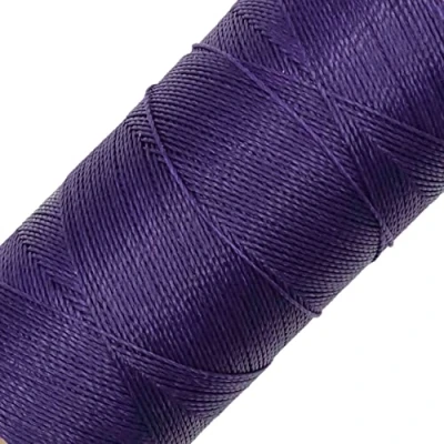 Afbeelding van LINHASITA Gewaxt garen, 100 gr/360 meter, 0,5 mm dik, polyester, macramé, 30 kleuren, bessen