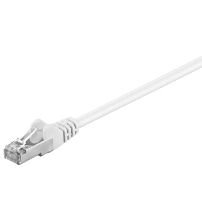 Afbeelding van Goobay CAT 5e Patch Cable, SF/UTP, white 0.5 m