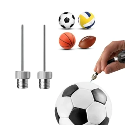 Afbeelding van Lionstrike naald van roestvrij staal, bal pomp naald, inflator met zijgaten voor het opblazen verschillende sportballen (set 2)