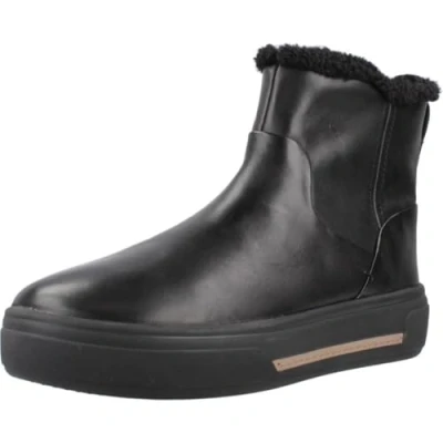 Afbeelding van Clarks Premium Dames Hollyhock Lane Chelsea Boot, zwart Wlined Lea, 3.5 UK, Zwarte 36.5 EU