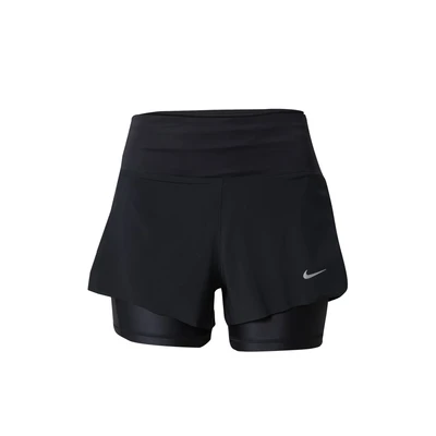 Afbeelding van Nike Performance W NK RUN DF MR 3IN 2N1 Short Korte broeken, Dames, Maat: Large, Black/reflective silver