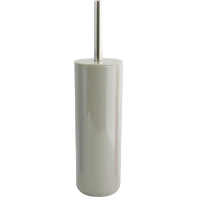 Afbeelding van MSV Porto Toilet/wc borstel in houder kunststof taupe 38 cm Toiletborstels