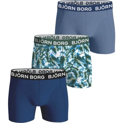 Afbeelding van Björn Borg boxershort set van 3 blauw