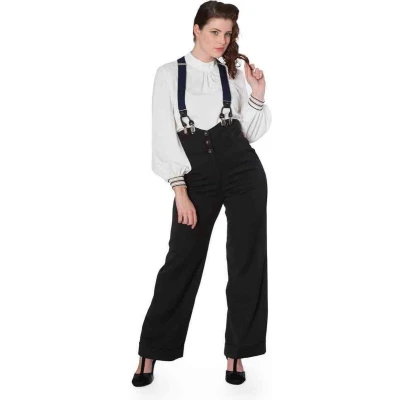 Afbeelding van Dancing Days GIRL BOSS Wijde broek XL Zwart