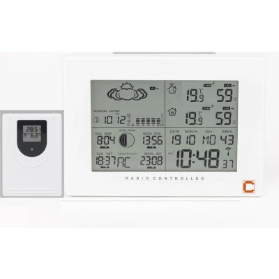 Afbeelding van C Care DTX370 Digitaal weerstation wit