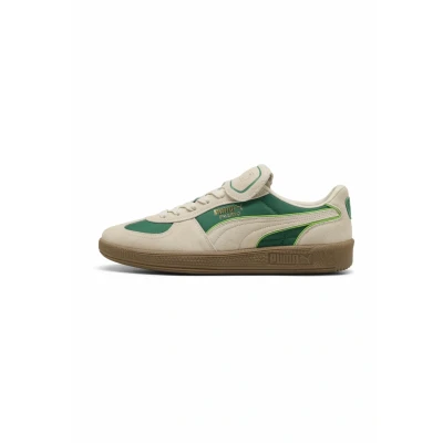 Afbeelding van Puma Palermo Premium Sneakers laag, Maat: 38.5, Master green alpine snow pitch Leer en textiel