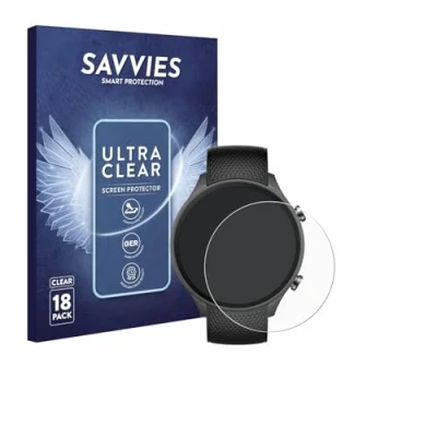 Afbeelding van Savvies Screenprotector voor OnePlus watch 2R Folie Beschermfolie transparant (18 Stuks)