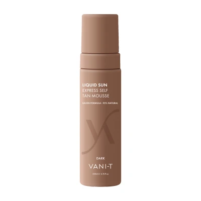 Afbeelding van Vani T Liquid Sun Zelfbruiner Mousse Dark 200 ml