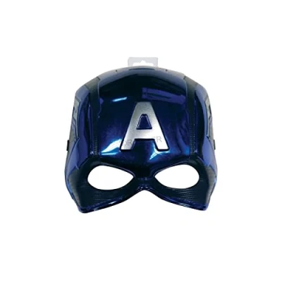 Afbeelding van Rubie&#039;s Verkleedmasker Captain America Avengers Blauw One size