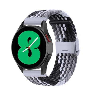 Afbeelding van Garmin Approach S12 / S40 S42 Braided nylon bandje Grijs zwart