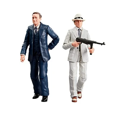 Afbeelding van Indiana Jones Adventure Series Action Figures Marcus Brody &amp; René Belloq (Raiders of the Lost Ark) 15 cm