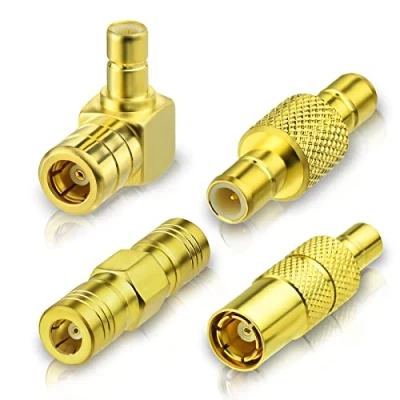Afbeelding van Bingfu DAB Car Aerial Adapter SMB Female to Male Connector Converter 4 Kit for DAB+ Radio Pioneer Clarion Kenwood Alpine JVC