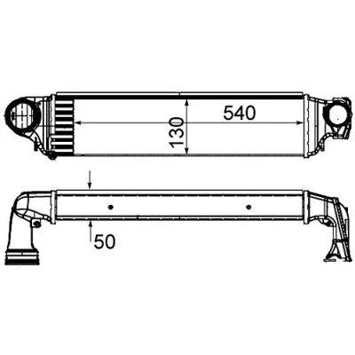 Afbeelding van Mahle Original Interkoeler CI 425 000S