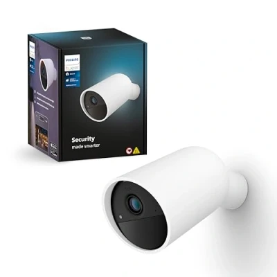 Afbeelding van Philips Hue Secure beveiligingscamera met batterij Wit