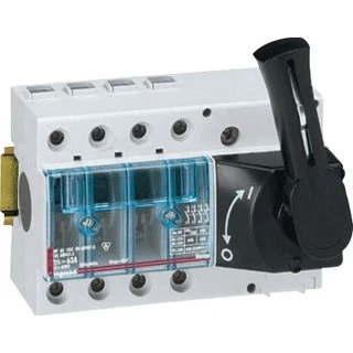 Afbeelding van Legrand lastscheider vistop 63a 4p frontbediening hendel zwart 022515
