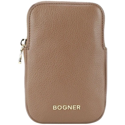Afbeelding van Bogner Telefoontasje Pontresina Johanna Phonecase Cognac Lichtbruin