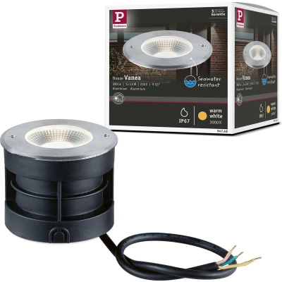 Afbeelding van Paulmann Vanea 3,5W 3000K 94748 Vloerinbouwlamp LED 3.5 W Aluminium