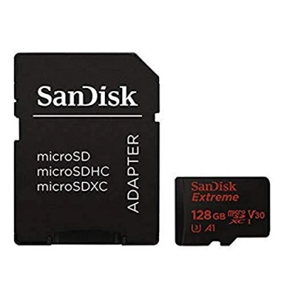 Afbeelding van SanDisk Extreme Micro SDXC 128GB 100MB/s U3 V30 A1