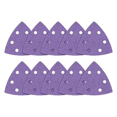 Afbeelding van Trend Zirkonium 93 mm Delta schuurvellen met korrel 60, AB/OSC/60Z, set van 10