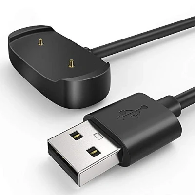 Afbeelding van TUSITA Oplaadkabel Compatibel met Amazfit GTS 2, 2e, GTS2 Mini/GTS4 Mini, GTR Active/Active EDGE, Bip 5/3/3 Pro/U/U Pro, T REX Pro (Not for REX),Pop Pro,Zepp E Z 1M,Zwart