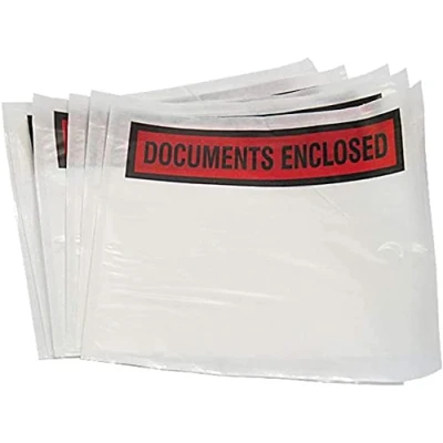 Afbeelding van 10 x A5 bedrukte documenten ingesloten portefeuilles. stuks (ongeveer 225 mm 165 mm), waterdichte zelfafdichtende verpakkingsenveloppen. Postage zakjes voor het bevestigen van belangrijke documenten.