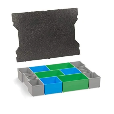 Afbeelding van L Boxx 102 G4 Inzetbakjesset, CD3 inzetstukken met dekselkussen, sorteerbakjes voor kleine onderdelen, opbergdoos schroeven