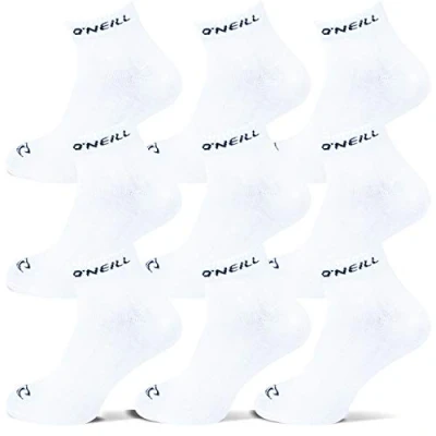 Afbeelding van O&#039;NEILL Socken 3ER PACK Quarter Sokken, Maat: 39 42, Weiß