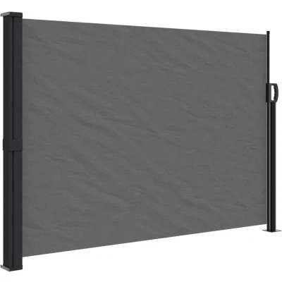 Afbeelding van Windscherm uittrekbaar 140x300 cm antracietkleurig