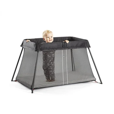 Afbeelding van BabyBjörn Reisbedje Light Bundle Zwart incl Matrasovertrek