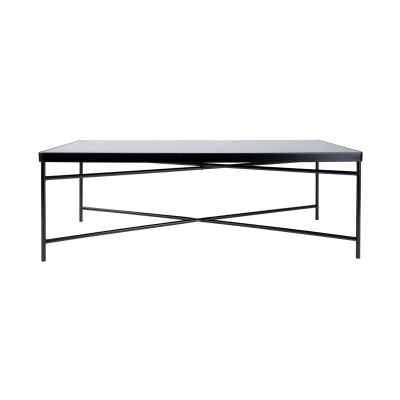 Afbeelding van Leitmotiv Koffietafel Smooth Rechthoek Zwart 120x60x40cm