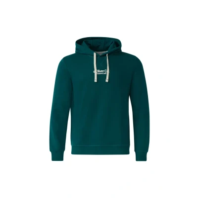 Afbeelding van s.Oliver Sweatshirt smaragd / wit