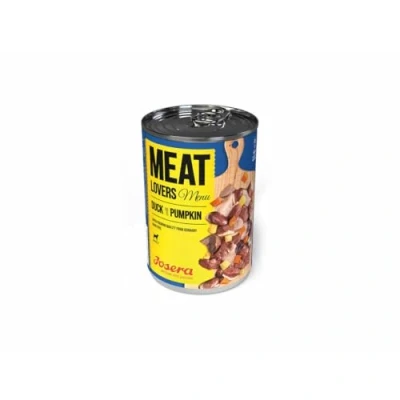 Afbeelding van Josera Meatlovers Menu 6 x 400 g hondenvoer Eend &amp; Pompoen