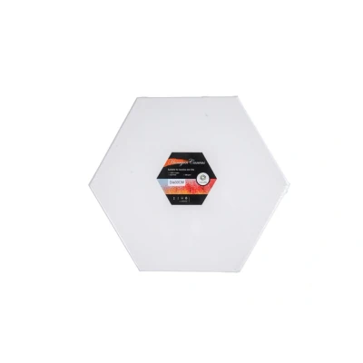 Afbeelding van Canvas Conda Hexagon 30 cm gebleekt katoen