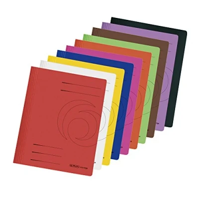 Afbeelding van Herlitz, Manila karton, snelhechters, DIN A4, 10 stuks, kleuren