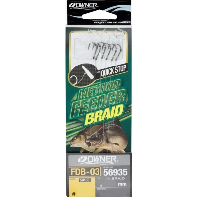 Afbeelding van Owner 56935 FDB03 Quicks onderlijnen #10 0.15mm (4.6kg) (6 stuks) Witvis