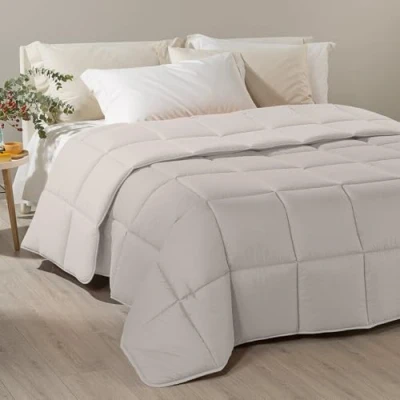 Afbeelding van Caleffi 1003683 microvezel modern dekbed voor tweepersoonsbed, zand