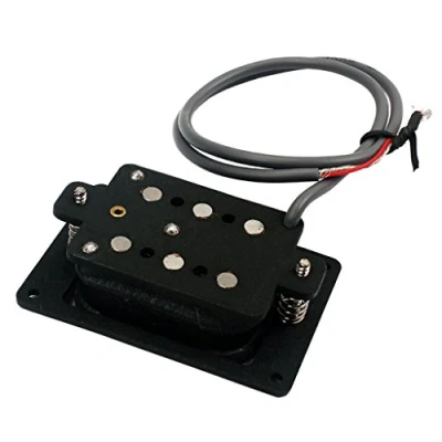 Afbeelding van Hand Wond Humbucker Dubbele Pickup Zwart voor Sigaar Doos 3 String Gitaar Onderdelen