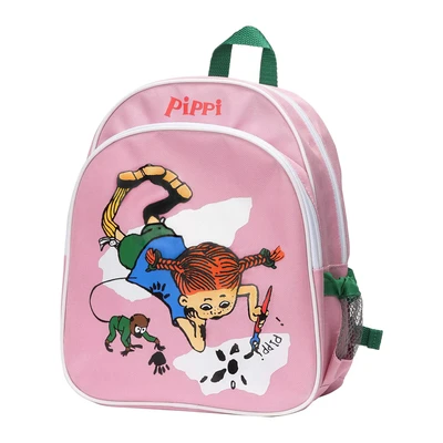 Afbeelding van Pippi Langstrumpf Reistas roze kinderkoffer Rugzak voor meisjes en jongens kunststof polyester leeftijd 3+, Roze, 120x270x320mm