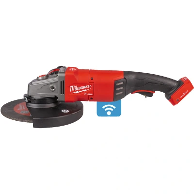 Afbeelding van Milwaukee M18 ONEFLAG230XPDB 0C FUEL ONE KEY 230 mm geremde haakse slijper met peddelschakelaar (in koffer)