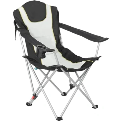 Afbeelding van HOMECALL Camping Chair, Foldable, Armrest with Cupholder Outdoor Adjust backrest Chair