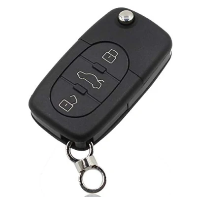 Afbeelding van Sleutelbehuizing voor autosleutels met 3 knoppen, compatibel Audi A1 A2 A3 A4 A6 A8 Q5 Q7 TT.