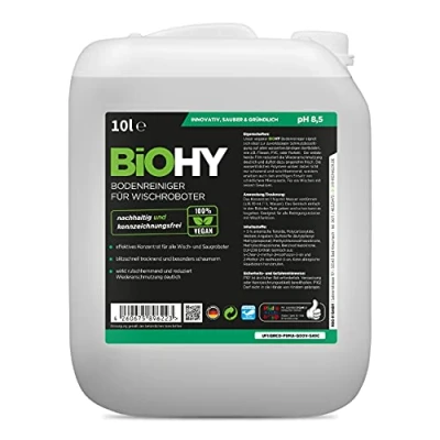 Afbeelding van BiOHY Vloerreiniger voor dweilrobots (10 Liter Busje) Concentreer alle veeg &amp; zuigrobots met natte functie duurzaam ecologisch (Wischroboter)