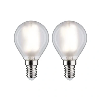 Afbeelding van Paulmann 28919 LED lamp Energielabel F (A G) E14 Kogel 4.8 W = 40 Neutraalwit (Ø x h) 45 mm 78 2 stuk(s)