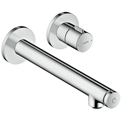 Afbeelding van Axor uno select inbouw wastafelmengkraan 220 wandmontage chroom 45113000