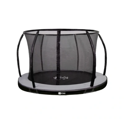 Afbeelding van Etan Sky Flyer Inground trampoline met net 366 cm grijs