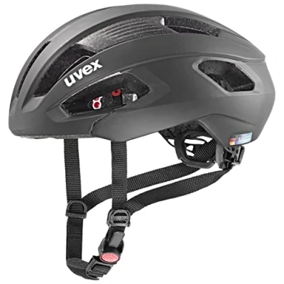 Afbeelding van uvex rise cc veilige performance helm voor dames en heren individueel passysteem geoptimaliseerde ventilatie all black matt 56 59 cm